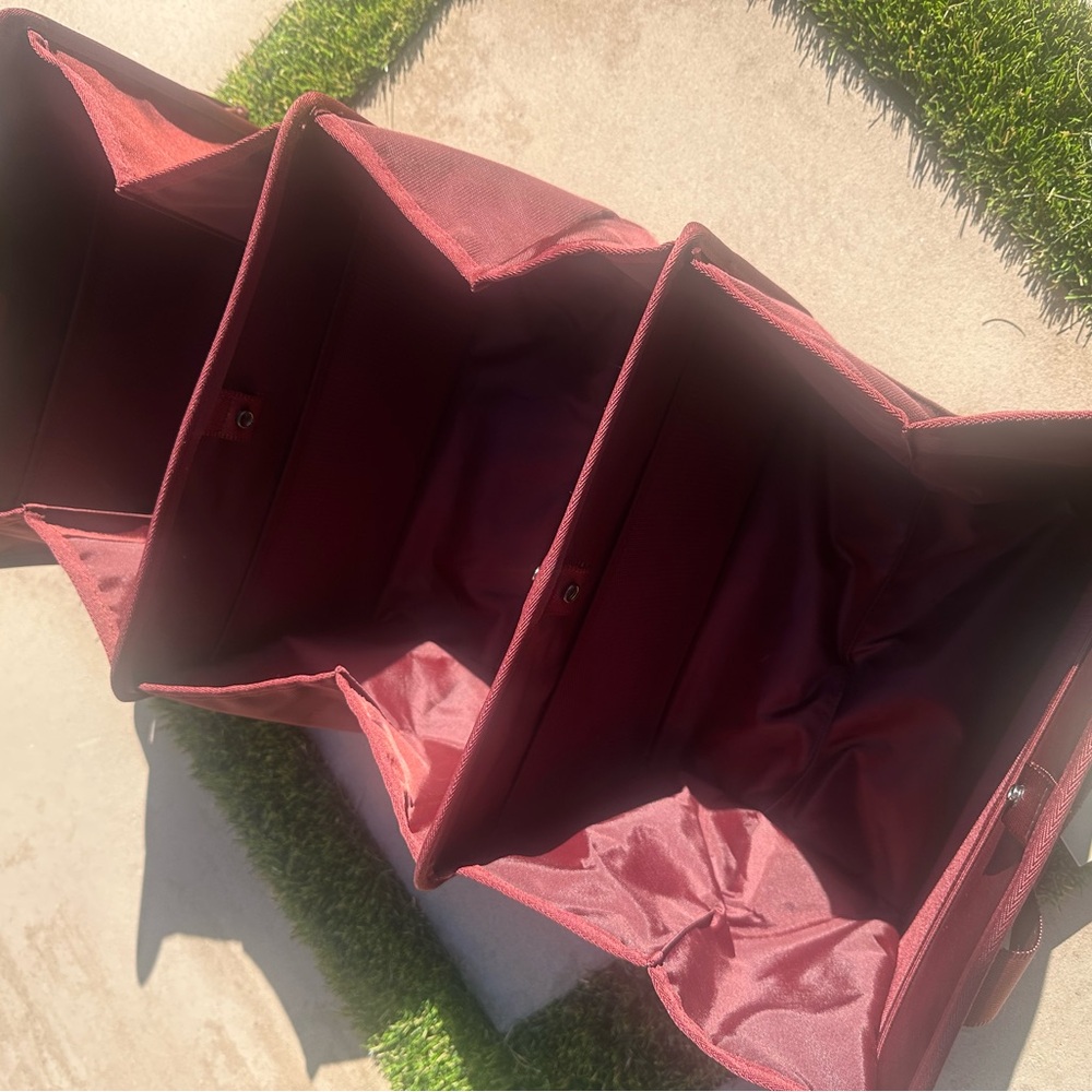 Calpak Maroon Car Organizer - Picture 3 of 6